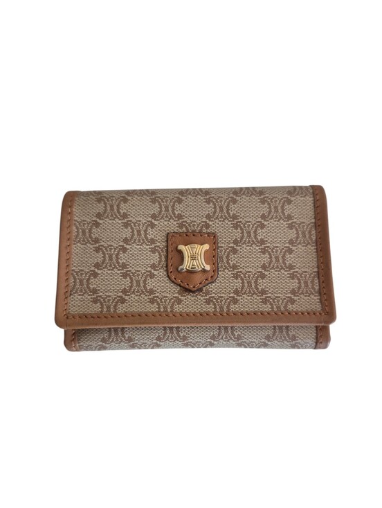 Celine Accessories - CELINE Macadam 6-Key Holder Case
